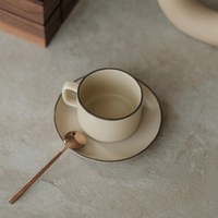 Kaki 黑米咖啡杯碟
